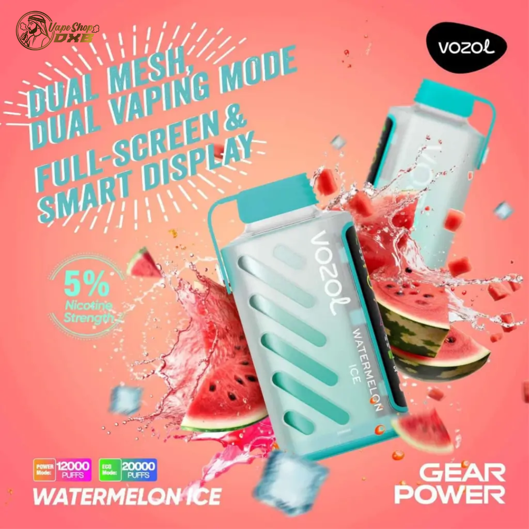 VOZOL Gear Power 20000 Puffs 50mg Dual Mode Disposable Vape Dubai