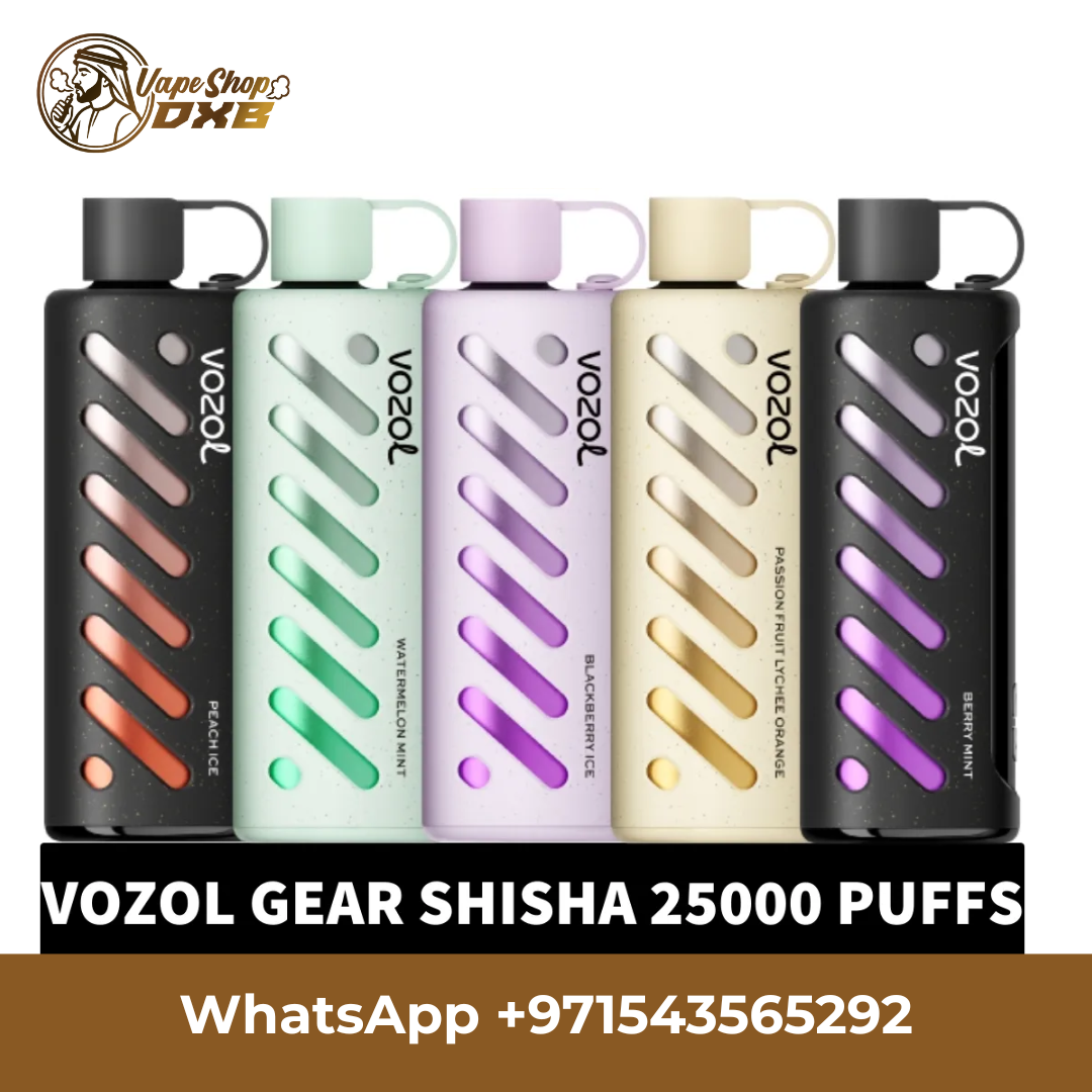 VOZOL Gear Shisha 25000 Puffs Dual Mode 5MG Nicotine Vape Dubai