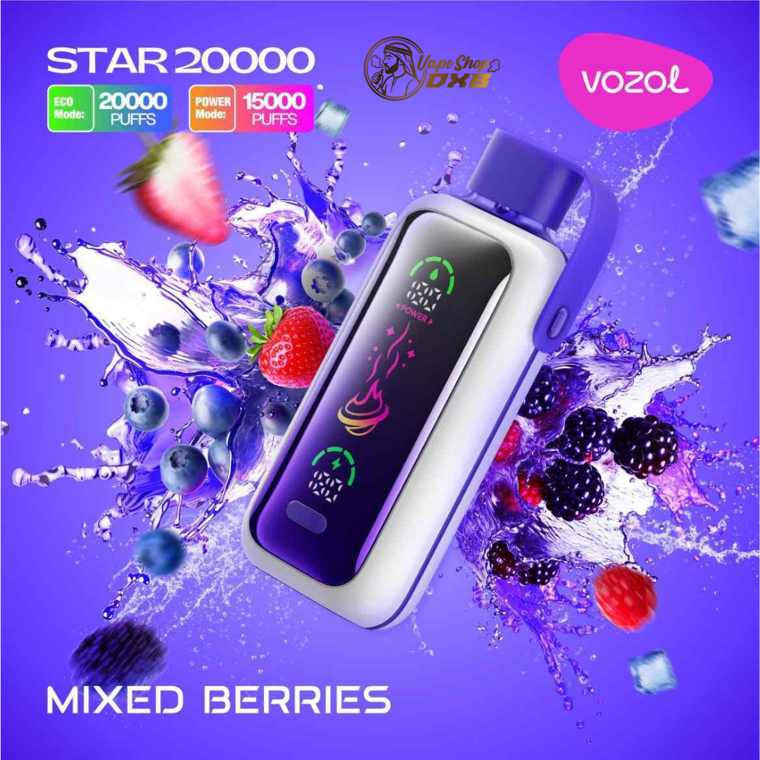 VOZOL Star 20000 Puffs 20mg/50mg Disposable Vape | Dubai
