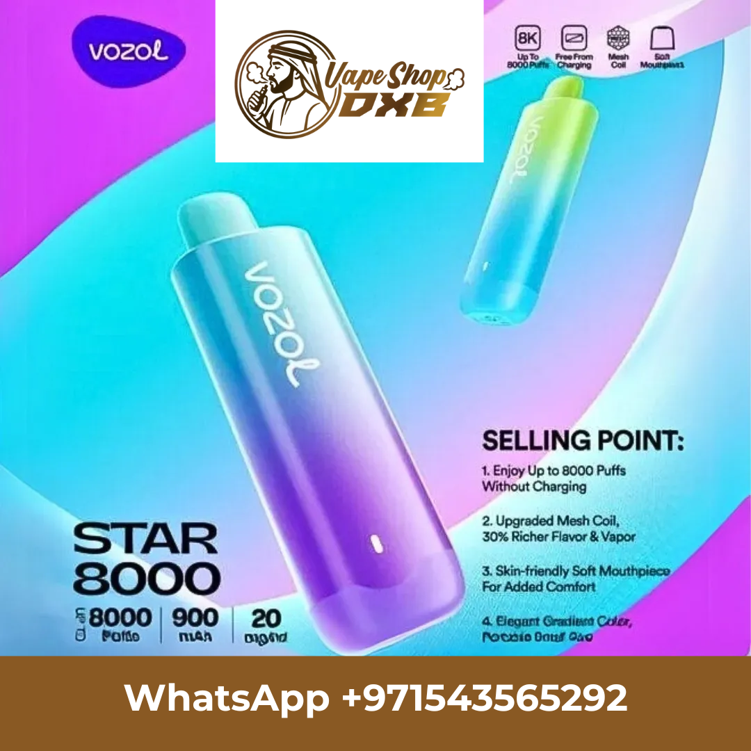 VOZOL Star 8000 Puffs Disposable Vape 20MG Nicotine – Dubai’s Best Vape