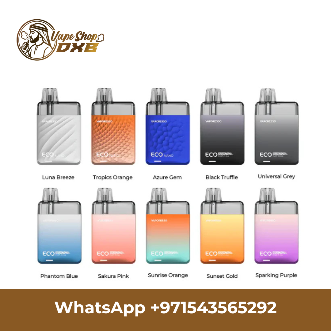 Vaporesso Eco Nano Pod System 1000mAh – Refillable Vape Dubai UAE