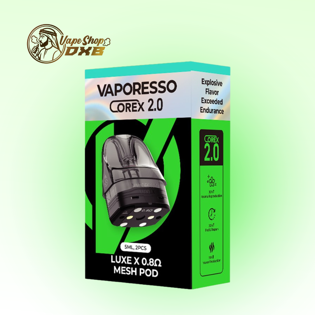 Vaporesso Luxe X Pods (2pcs) – 0.4Ω/0.6Ω/0.8Ω | Dubai UAE