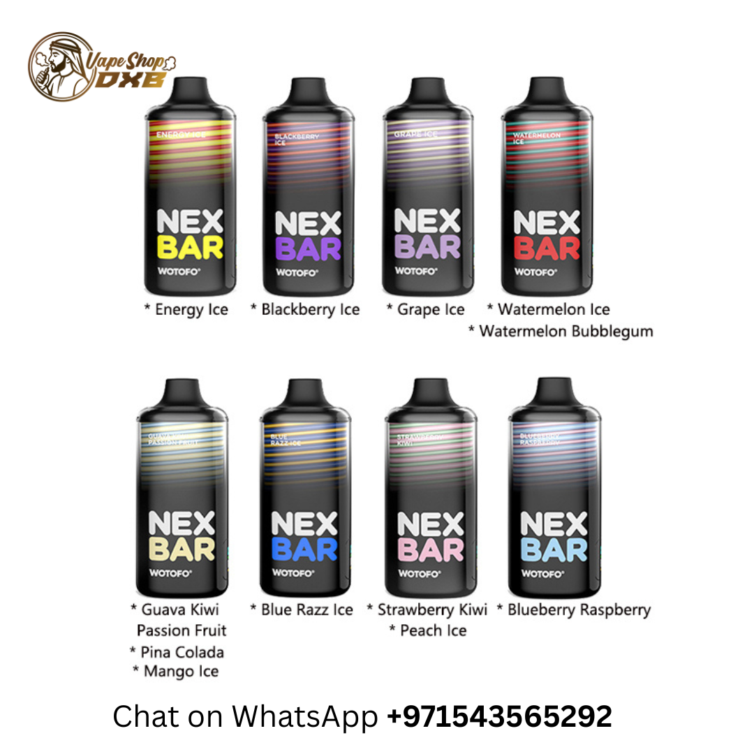 Wotofo Nex Bar 18000 Puffs 20MG Disposable Vape – Dubai