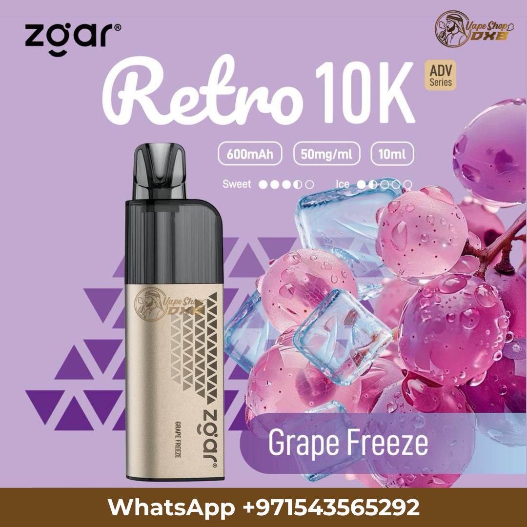 ZGAR Retro 10000 Puffs Disposable Vape Dubai 