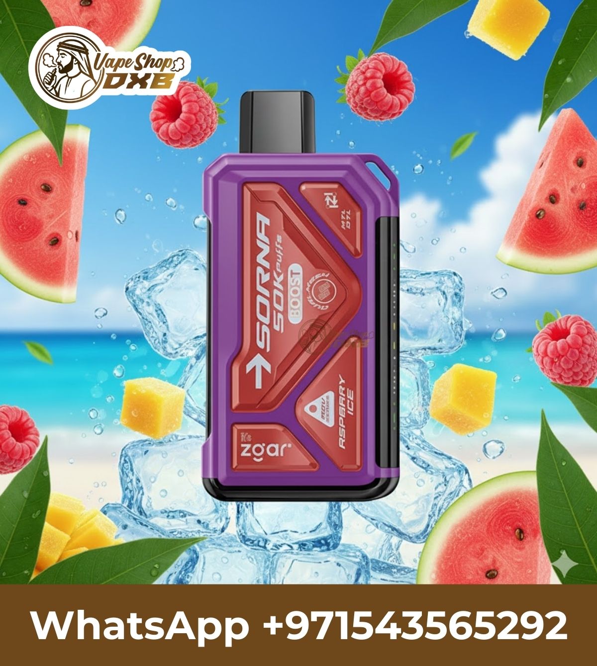 ZGAR Sorna Boost 50000 Puffs Vape Dubai | 50K Disposable Vape UAE